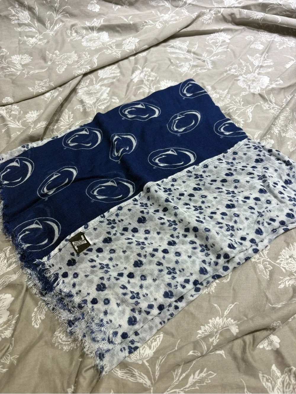 Penn State floral logo infinity scarf